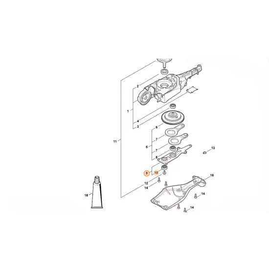 STIHL  Obudowa łożysk 4859 640 8400